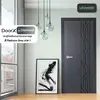 Melamine DoorX Diamond - Platinum Grey 01 3.5x80x200 cm