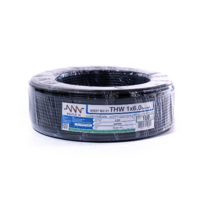 สายไฟ THW (IEC01) 1x6 ยาว 100 เมตร สีดำ ทริปเปิ้ลเอ็น