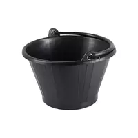 BLACK PLASTIC WPT BUILDING BUCKET