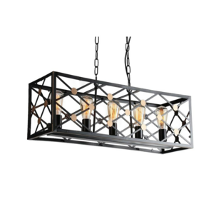 MAXLIGHT Ceiling lamp WP1910726-5 E27 5 blubs 60W Black Gold-1