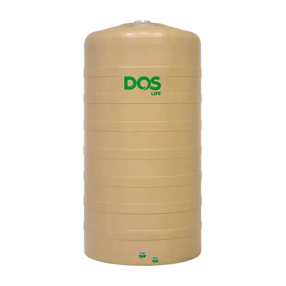 ถังเก็บน้ำ DOS รุ่น Porcio 1000 ลิตร DWT ครีม COM-02/CM-1000L-1