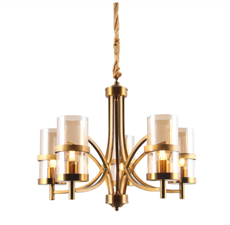 MAXLIGHT Ceiling lamp D3061/5 E27 5 bulbs 40W Gold -1