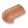 กระเบื้องหลังคาคอนกรีต CT Gran Onda ตราเพชร ดินเผาคลาสสิค ครอบโค้งหางมน 212EH002104