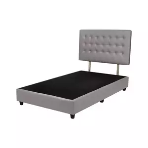 ฐาน+หัวเตียง MUNICH 3.5FT L-GRAY HLS (1173420)-1