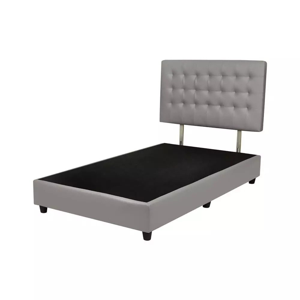 ฐาน+หัวเตียง MUNICH 3.5FT L-GRAY HLS (1173420)-1