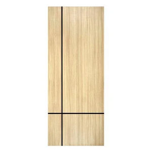 ประตูภายในเมลามีน W ME1 80X200 ซม. สี LIGHT TEAK ALLOVER ไม่เจาะลูกบิด (1064190)-1