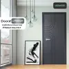 Melamine DoorX Platinum - Platinum Grey 02 3.5x80x200 cm