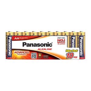 ถ่านอัลคาไลน์ PANASONIC AA LR6T แพ็ก 10 ก้อน (1088772)
