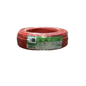 สายไฟ IEC01 THW 1X4X100 ม. สีแดง-1