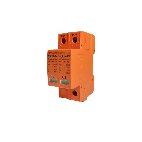 อุปกรณ์ป้องกันฟ้าผ่า รุ่น DC SUP2-PV (2P) 800V สีส้ม-1