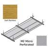 Hook On Aluminum Ceiling R-H200 Metalworks Dark Bamboo 1200x600 mm M2 Micro Perforated