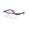 แว่นตานิรภัยทรงสปอร์ต ตรา WorkSafe รุ่น SkyVo สีน้ำเงินด้าน เลนใส ป้องกันฝ้า