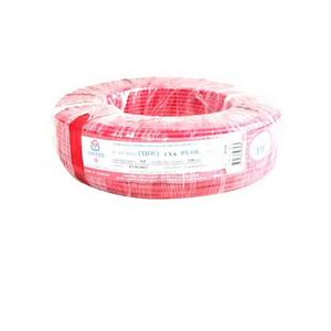 สายไฟ IEC01 THW 6x100 ม. สีแดง-1