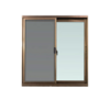 Window Asia Window with Net S-S Brown 100x110 cm
