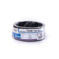 สายไฟ THW (IEC01) 1x1.5 ยาว 30 เมตร สีดำ ทริปเปิ้ลเอ็น