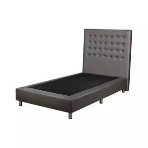 ฐาน+หัวเตียง DIAMOND 3.5FT.D-GRAY HLS (1164302)-1