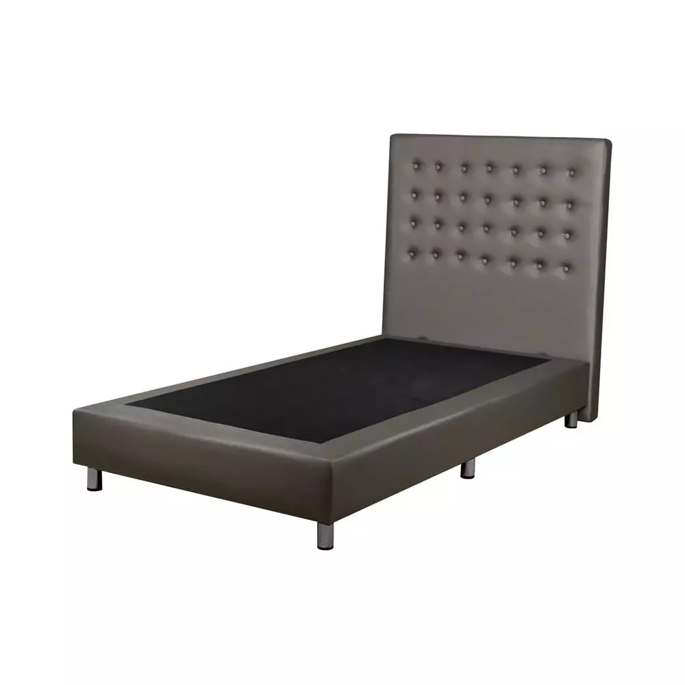 ฐาน+หัวเตียง DIAMOND 3.5FT.D-GRAY HLS (1164302)-1