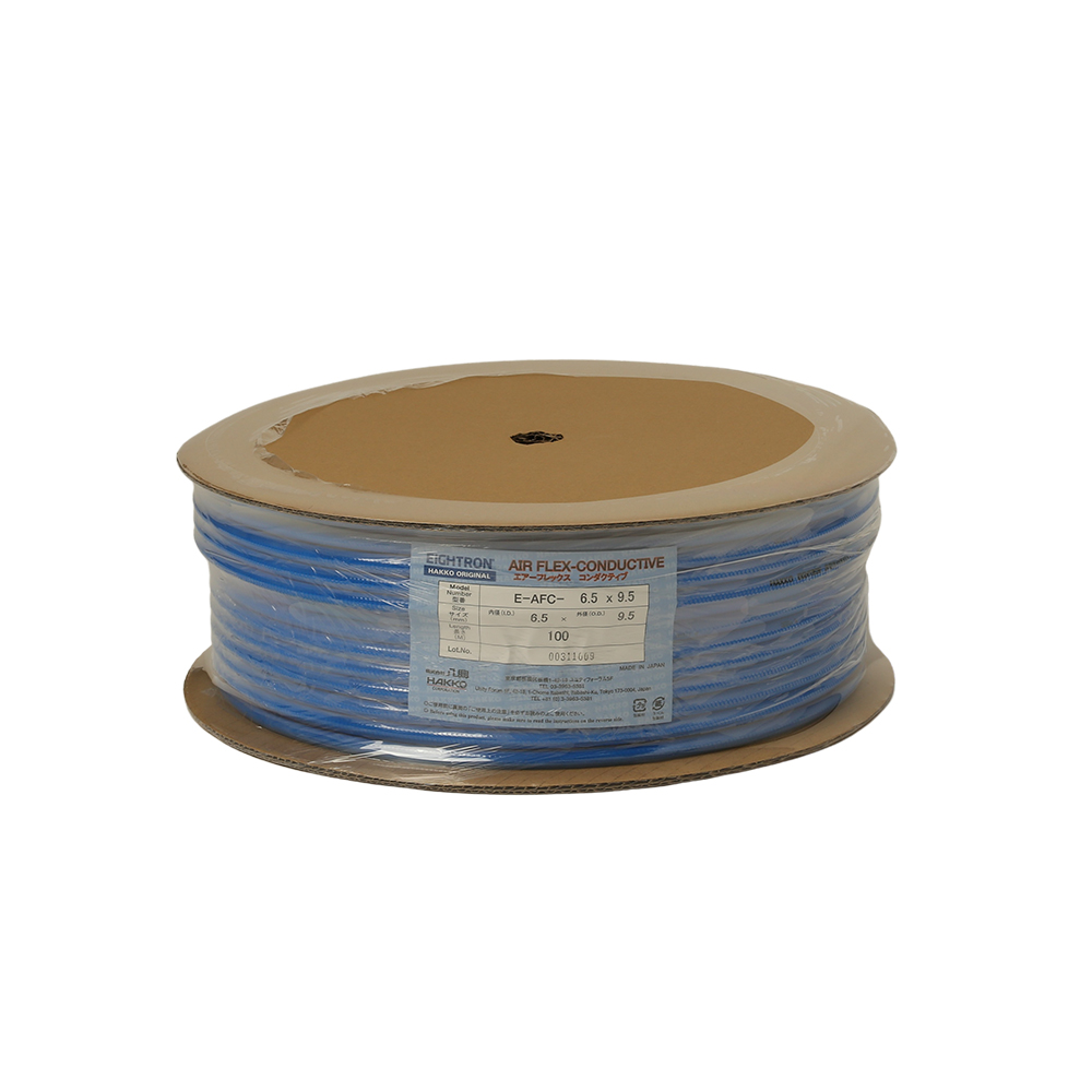 Hakko E-AFC ท่อลม PU ขนาดเล็ก สำหรับงานทำสี Air Flex-Conductive Hose E-AFC-6.5: 6.5 มม. × 9.5 มม. (100m)-1