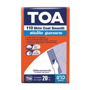 ปูนฉาบผิวละเอียด TOA 110 สีขาว ขนาด 20 กก. (1043539)