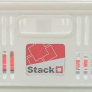กล่องซ้อนได้ STACKO DT-41 XL 47x36x17 ซม. สีขาว (1012200)