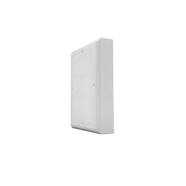 แผงไฟฟ้าพลาสติกบานพับ รุ่น BD 1012 G ขนาด 10 x 12 นิ้ว สีหินอ่อนเทา-1
