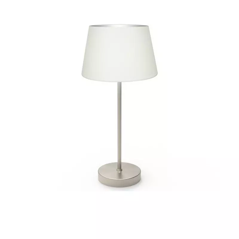 โคมไฟตั้งโต๊ะ อลูมิเนียม 1 หลอด รุ่น 0004 สีขาว DECOS-1