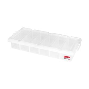 กล่องเก็บของ ฝาล็อค STACKO 27 ลิตร 51141 สีขาว (251537)