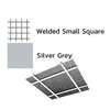 Galvanized Steel Ceiling Q-L Mesh Metalworks Silver Grey Welded Small Square