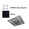 Galvanized Steel Ceiling Q-L Mesh Metalworks Black Welded Big Square
