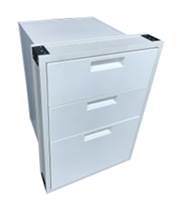 KIZ 2-Layer Glossy MDF Drawer Cabinet 46x66cm CW (1087826)-1