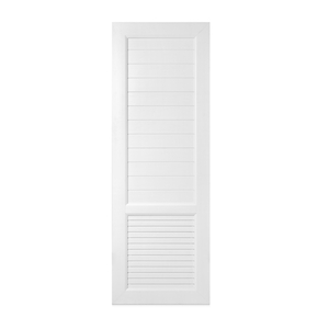 ประตูห้องน้ำ UPVC ASARA S933 70X200 ซม. สีขาว ไม่เจาะลูกบิด (1107001)-1