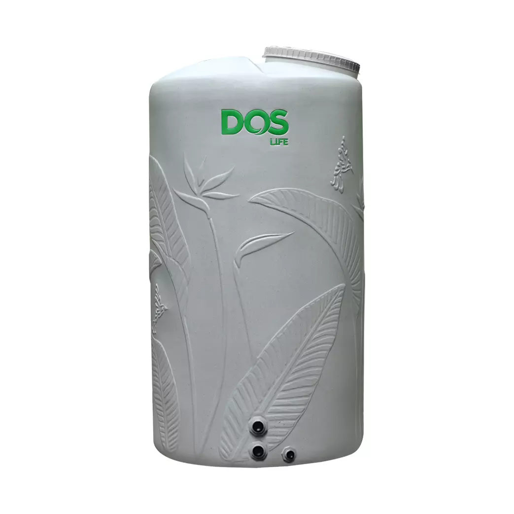 ถังเก็บน้ำ DOS รุ่น Paradise Duraflex Silver Combac 1000 ลิตร สี Granite Grey (เทาแกรนิต) HY-64/GG-1000L-1