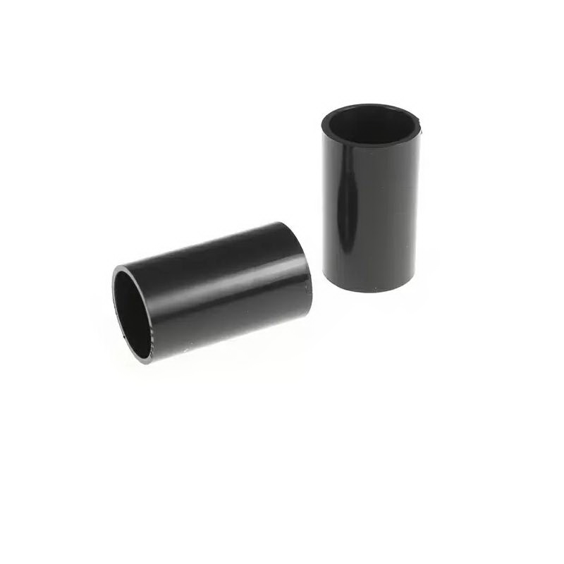 ข้อต่อตรง PVC 25 มม. สีดำ (แพ็ค 10)-1