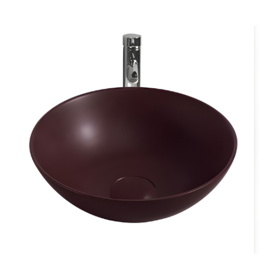 VICTOR WASHBASIN W1125 RED WINE-1
