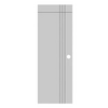 ประตูภายนอก UPVC PARAZZO PUN08 80X200 ซม. สีเทา (1156597)