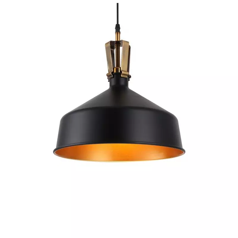 โคมไฟระย้าโมเดิร์น อลูมิเนียม 1 หลอด รุ่น SA1556 สีดำ DECOS-1