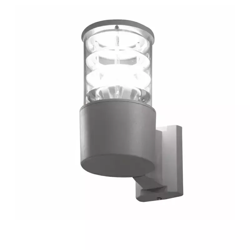 โคมไฟติดผนังภายนอก มิเนียม 1 หลอด รุ่น A119 สีเทา FINEXT-1