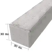 Square-Shape Concrete Pile 30x30 CM. / Length 9 M.