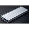 Aluminum Grille Ceiling Fameline SD-9101 SMOKE WHITE 25x100 mm
