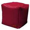 Square Bean Bag Stool ZIDDI Size M Red