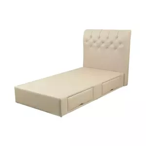 ฐาน+หัวเตียง ROME-L 3.5FT CREAM HLS (1217116)-1