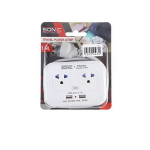 อะแดปเตอร์ 2 USB 2x1 เมตร รุ่น TA41-1