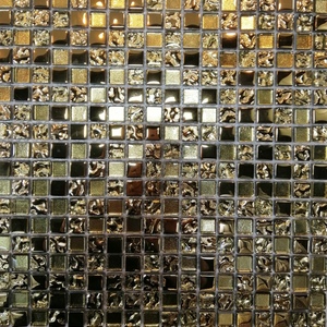 กระเบื้องโมเสค โมเสคแก้ว โกลเด้น ครีม GLASCERA 30x30CM (1116118)