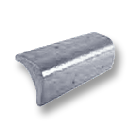 ครอบข้างปิดชาย กระเบื้อง CT เวนิส ตราเพชร เทามิลาน 212EK001210-