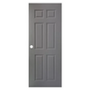 ประตูภายนอก UPVC AZLE MR003 80X200 ซม. สีเทา (1093939)