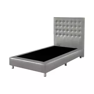 ฐาน+หัวเตียง BERLIN 3.5FT L-GRAY HLS (1173571)-1