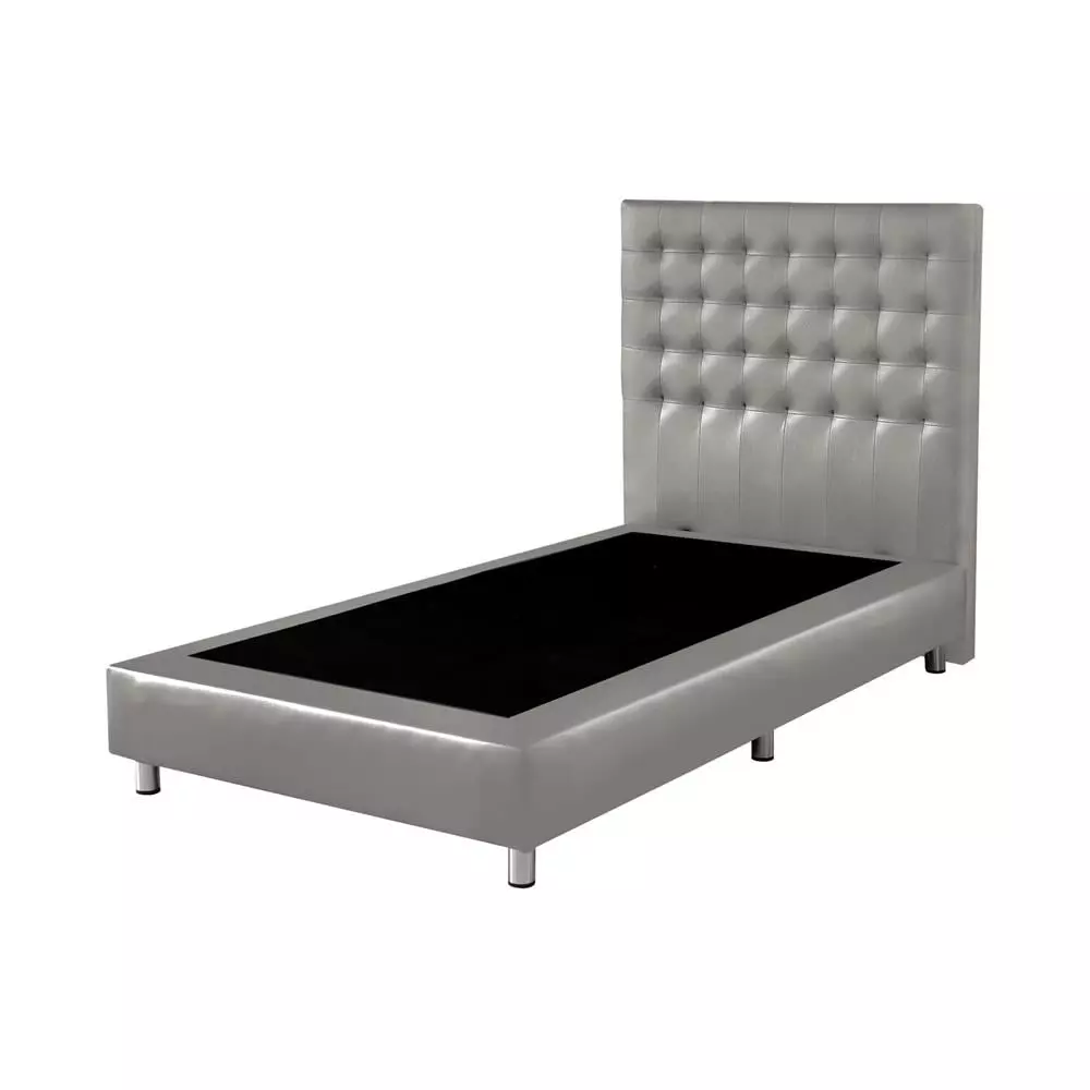 ฐาน+หัวเตียง BERLIN 3.5FT L-GRAY HLS (1173571)-1