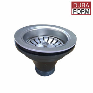 DURAFORM สะดืออ่างล้างจานสแตนเลส แบบไม่มีท่อน้ำล้น รุ่น A-5500 ขนาด 3.5 นิ้ว-1