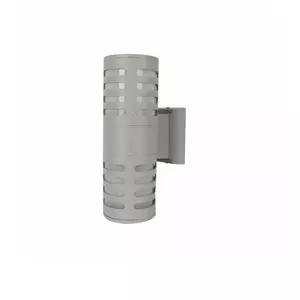 โคมไฟติดผนังภายนอก มิเนียม 2 หลอด รุ่น 6326 สีเทา FINEXT-1