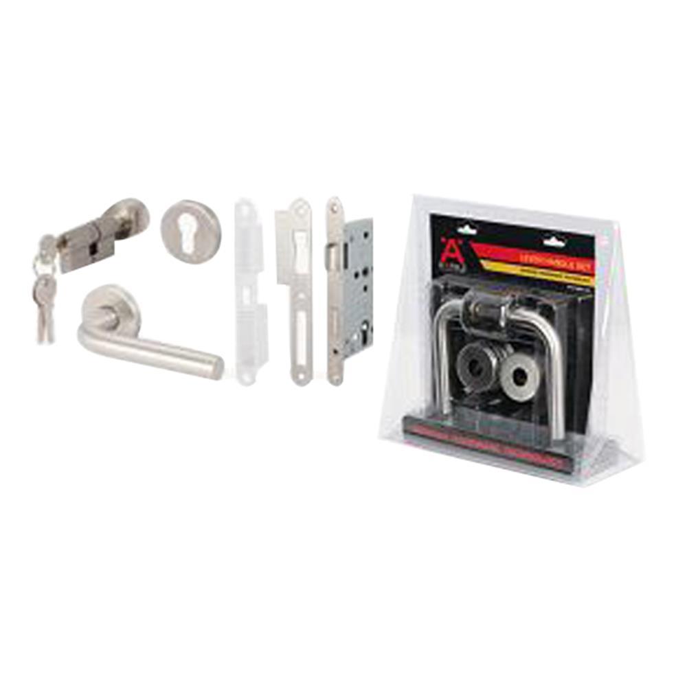MORTISE LEVER LOCK HAFELE 902.92.23025 STAINLESS STEEL (287648)-1